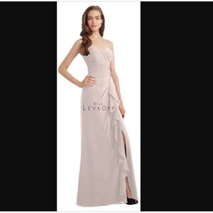 Bill Levkoff Petal Pink Style1134 Bridesmaid Dress